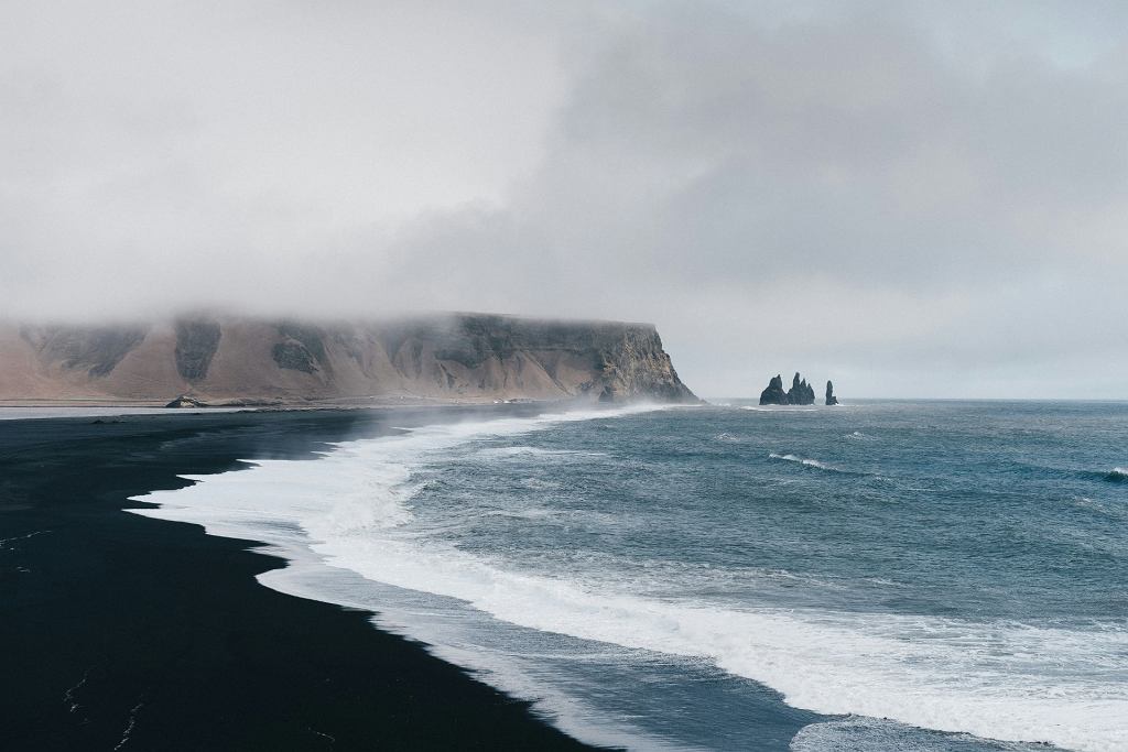 Iceland Black Sand Beach